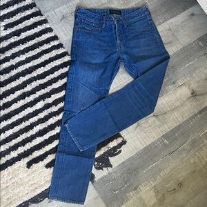 Scotch & Soda Men's Straight Blue Jeans